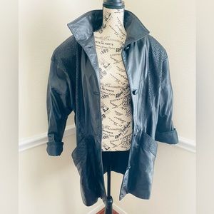 Comint vintage leather jacket M